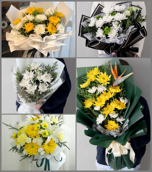 安徽宿州市灵璧县朝阳镇孟卲村白事花束代送